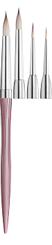 56 Набор кистей RSPCT: Кисть #8R BONBON ROSE, Головка кистей: #6R, #3, #1 (4500-RSPCT-ASST-BON)